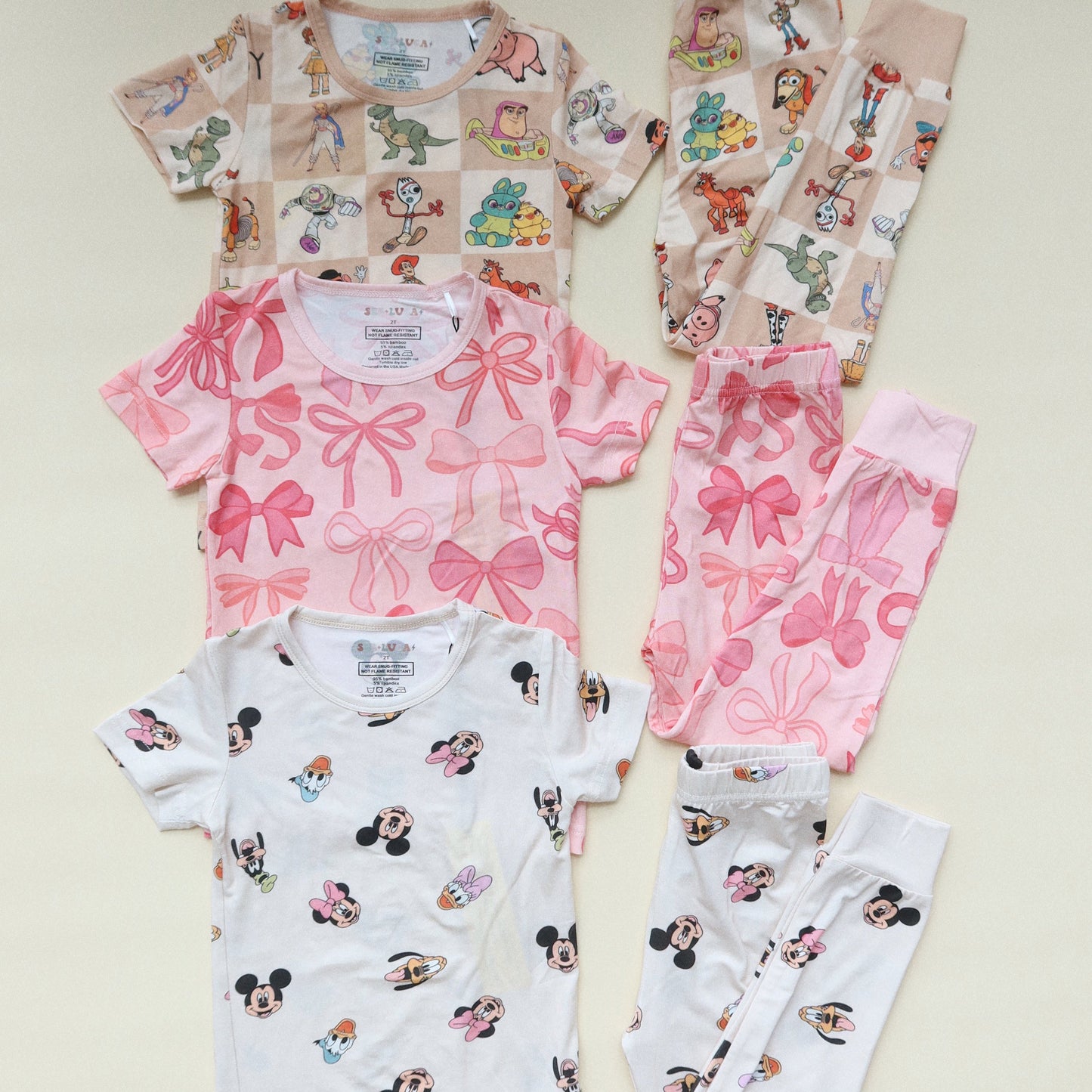 Mouse Friends Bamboo Pajamas