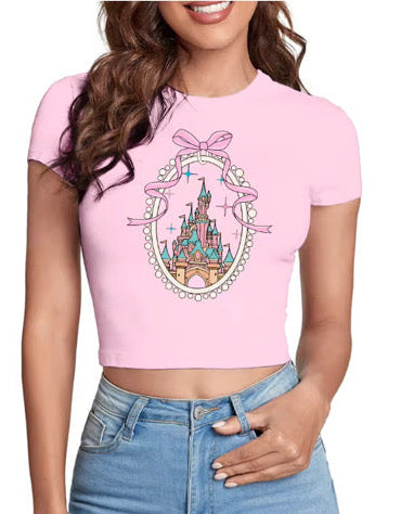 Pink Castle Tee